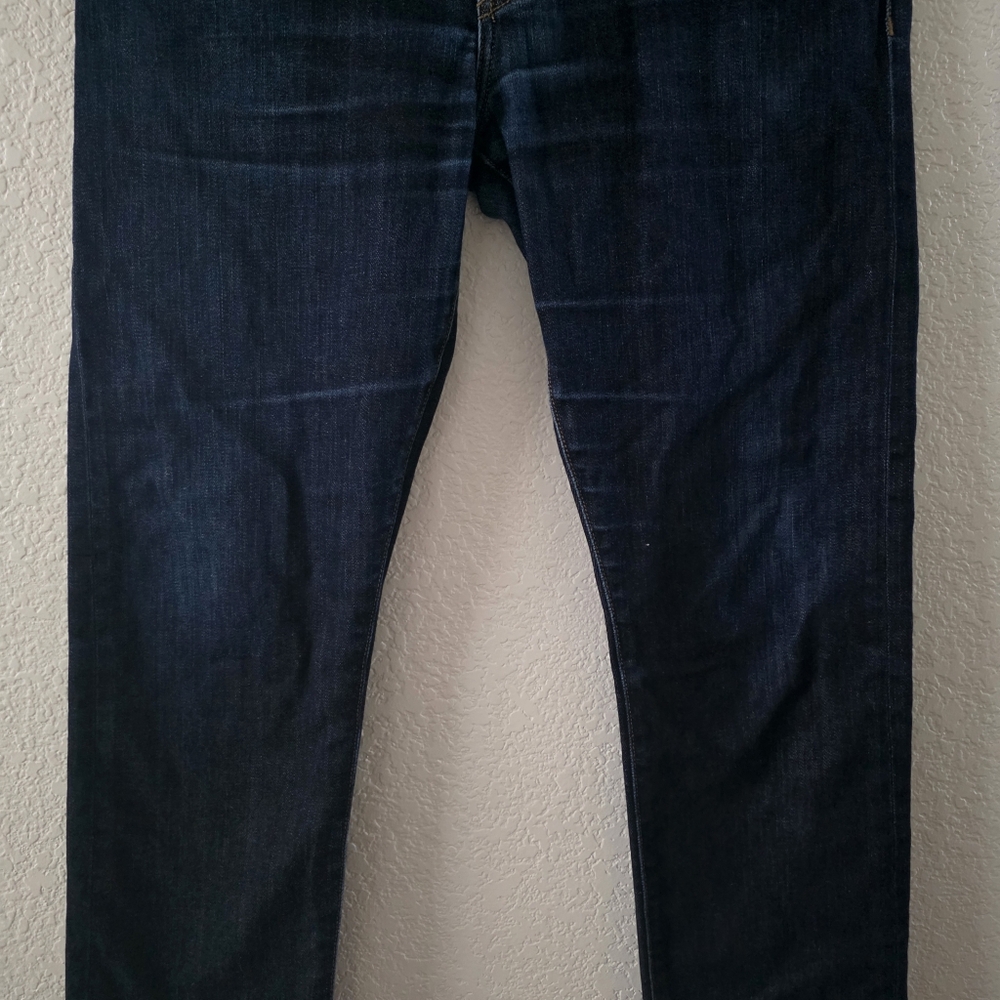 Baldwin The Henley Slim Leg Crop Men's Dark Blue Jeans 31 - Picture 3 of 14